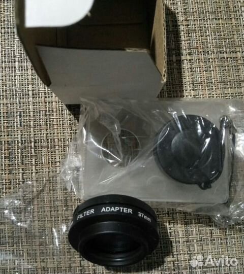 Фильтр адаптер 37mm и корпус защитный новый