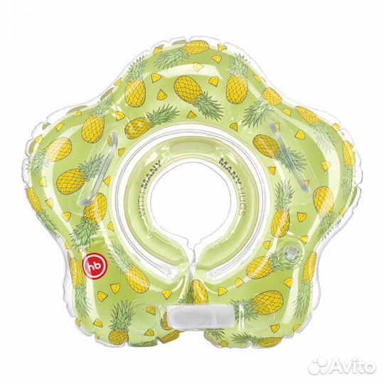 Круг для плавания на шею happy baby