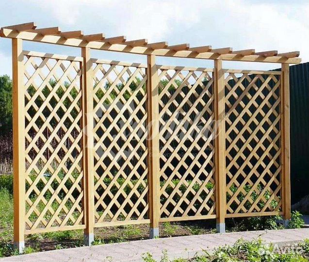 Шпалеры. перголы. Решетка деревянная