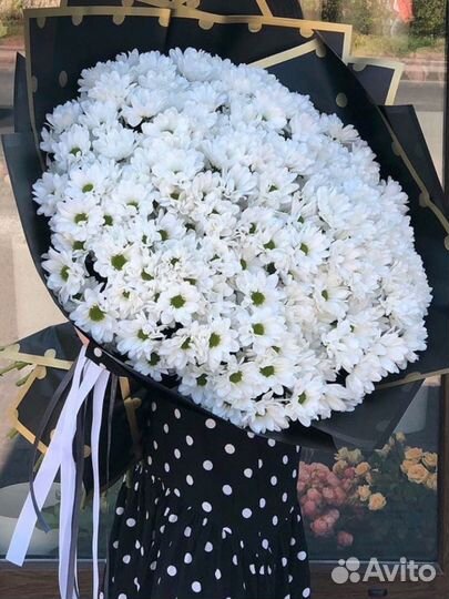 Ромашки, букет гигант, цветы с доставкой, букет