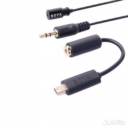 Петличный микрофон Boya BY-LM20 для GoPro 3/4