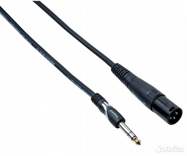 Кабель межблочный XLR-M-Jack Bespeco hdsm450 4.5 m