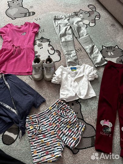 Вещи пакетом на девочку 110