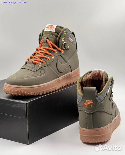 Кроссовки Nike Air Force 1 Duckboot (с мехом) (Арт.22510)