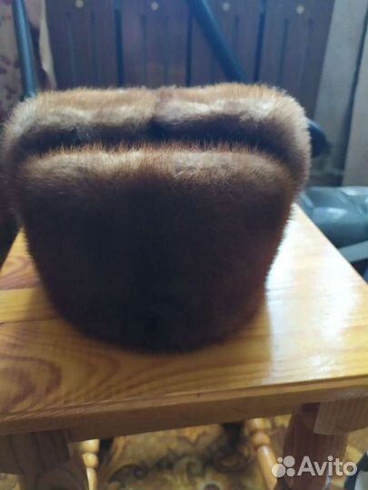 Норковая шапка мужская