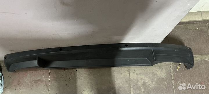 Диффузор на задний бампер skoda octavia a7