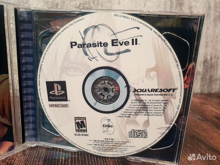 Игры ps1 Parasite Eve 2 Playstation ps2 пс1