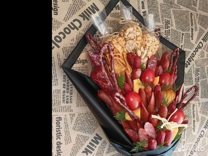 Мужские букеты съедобные