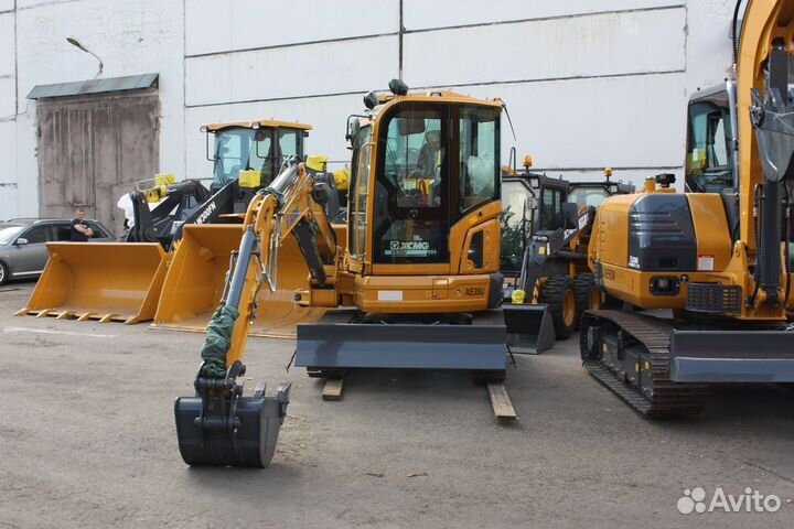 Мини-экскаватор XCMG XE35U, 2024