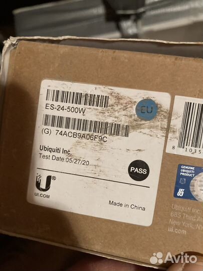 Коммутатор Ubiquiti Es-24-500w Poe+