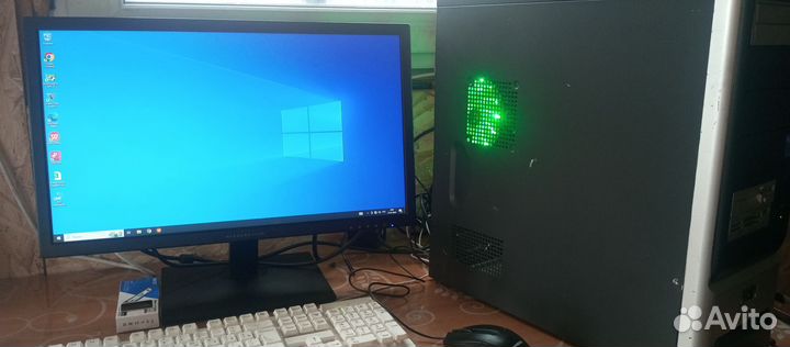 Игровой пк intel 8 ядер, GTX1050Ti, 16Gb