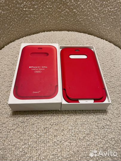 Чехол iPhone 12/12 Pro MagSafe кожаный