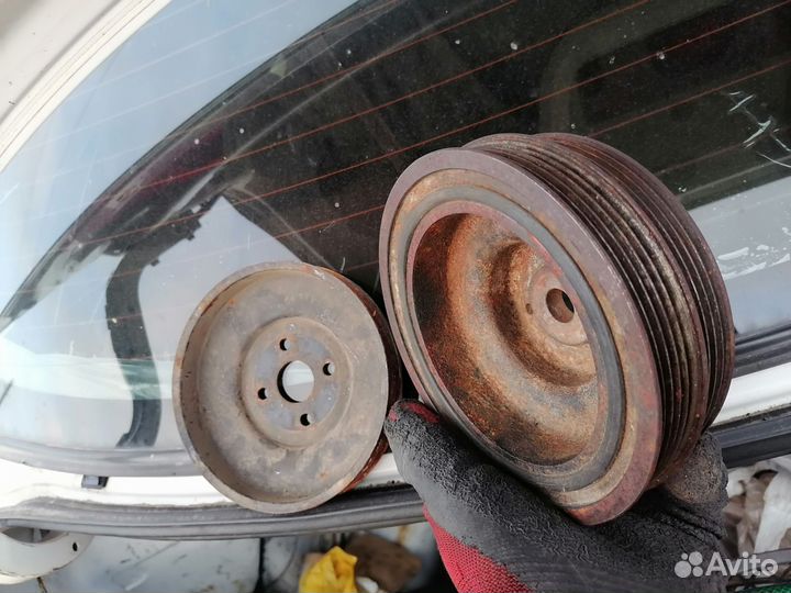 Шкив коленвала 4g18 4g15 mitsubishi