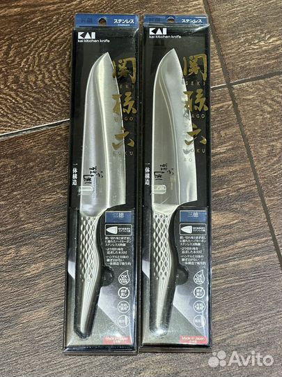 Поварской кухонный нож сантоку Kai 16.5 см,Япония