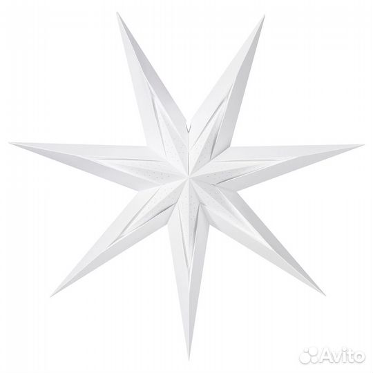 IKEA strala звезда 70 см белая
