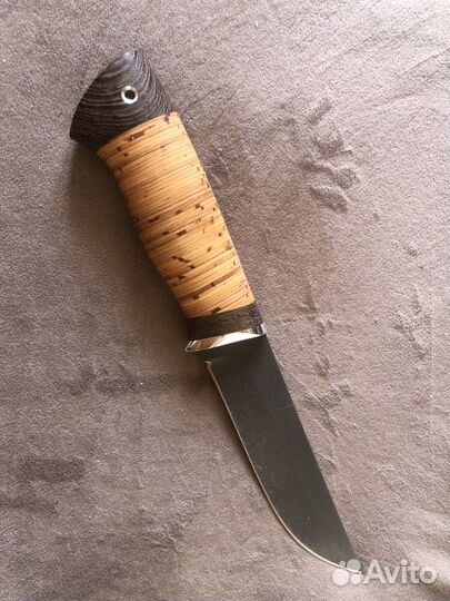 Нож ручной работы, сталь дамаск