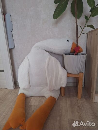 Мягкая игрушка гусь обнимусь большой