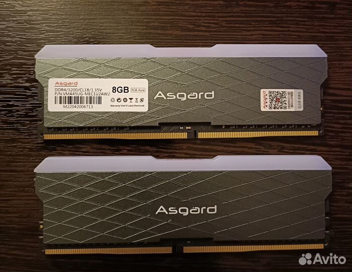 Оперативка DDR4 Asgard Loki w2 RGB (2шт*8Gb)