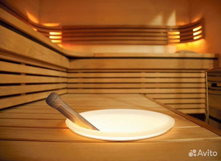 Шайка с подсветкой для бани