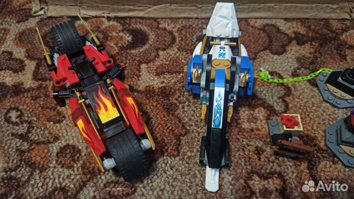 Lego Ninjago мотоцикл кая и зейна. Лего ниндзяго