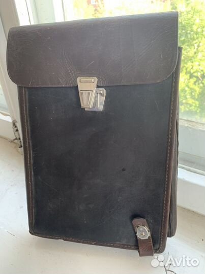 Планшет военный, кожа коричневая