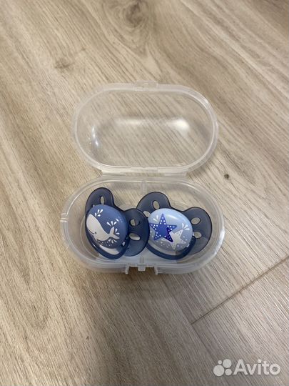 Молокоотсос avent ручной + соски avent 6-18