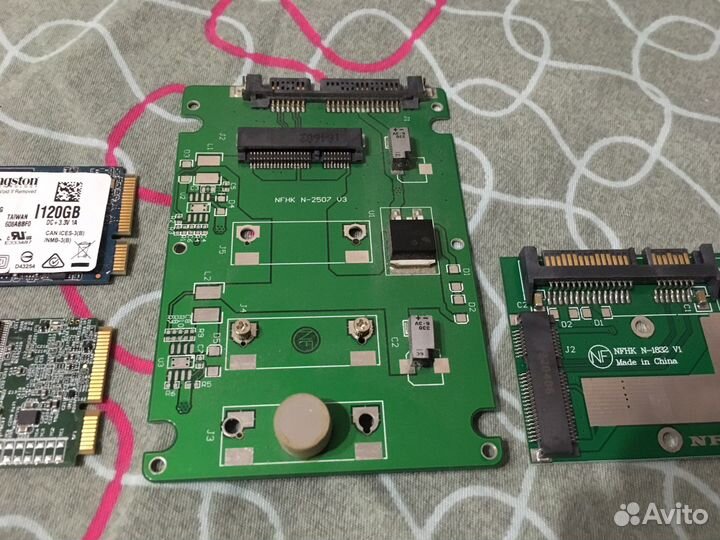 SSD m2 / m2 SATA + переходник 2шт