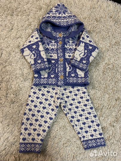 Костюм теплый детский 74