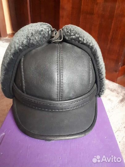 Мужская зимняя шапка б/у