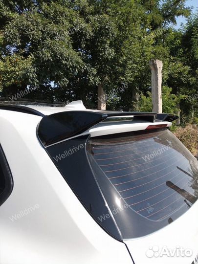 Спойлер BMW X5 F15 X5M F85 с выемкой черный