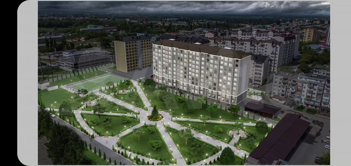 1-к. квартира, 53,6 м², 4/10 эт.