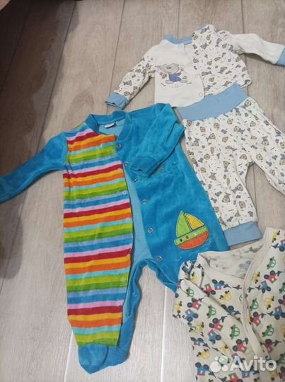 3 пакета вещей на мальчика от 0 до года