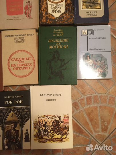 Приключения Рид Скотт Твен Купер Верн 18шт