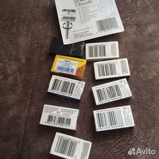 Лезвия для бритья набор