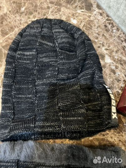 Шапка и снуд мужской
