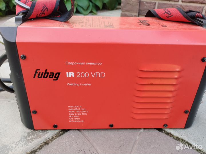 Сварочный инвертор бу fubag ir 200 vrd