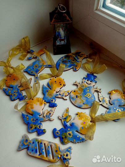 Новогодние игрушки ручной работы