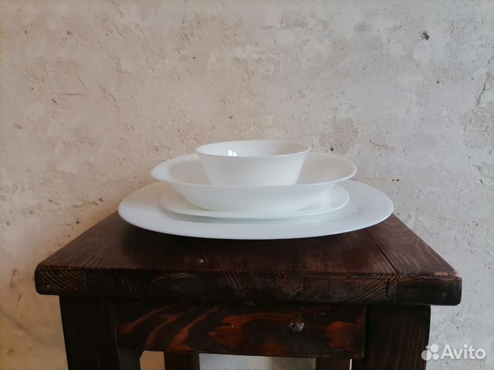 Тарелка (и) Карин Luminarc (Люминарк) белые