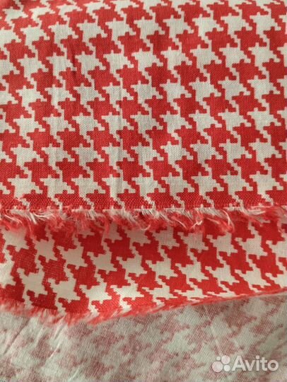 309-45-В) СССР Ткань Отрез. Хлопок. Новая 350х88