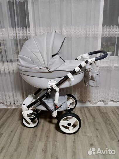 Коляска 2 в 1 Adamex monte carbone