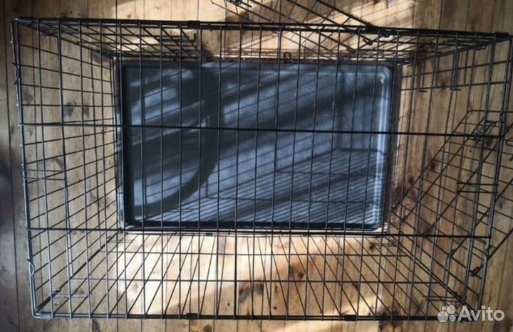 Клетка для собаки, размер (92 х 57 х 63) см