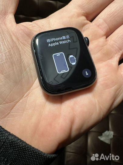 Часы apple watch 7 45 mm черные