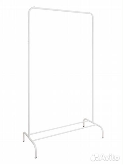 Вешалка напольная бу белый железный