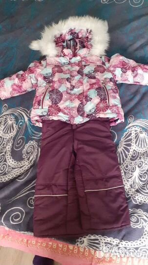 Зимний комбинезон для девочки 86