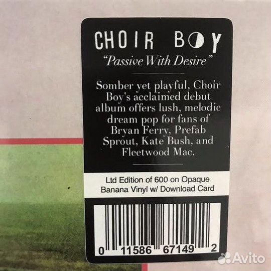 Choir Boy - Passive With Desire (Banana LP)