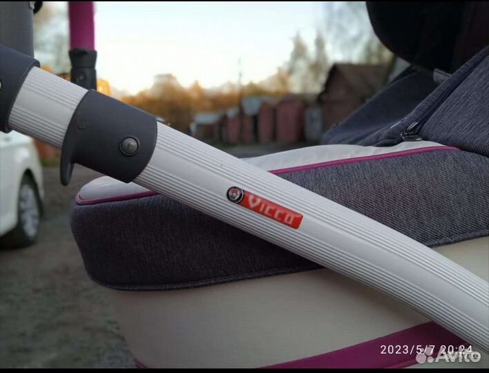 Коляска 2в1 люлька Adamex Vicco