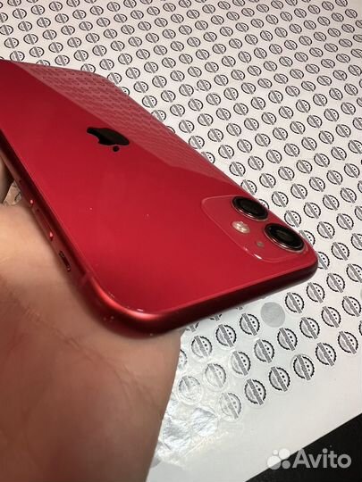 Снятый корпус iPhone 11 красный сост 9.5/10