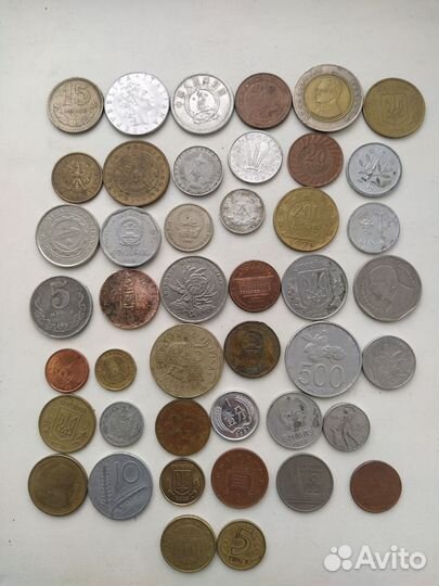Коллекция иностранных монет - монеты мира