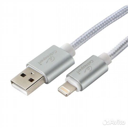 Кабель USB 2.0 для iPad iPhone 1,8 м в оплётке