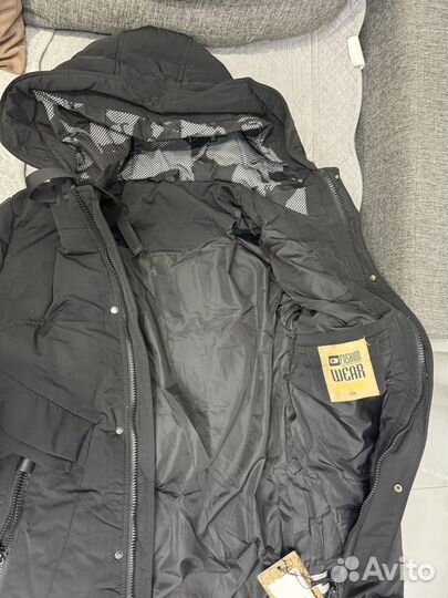 Пуховик мужской длинный 44